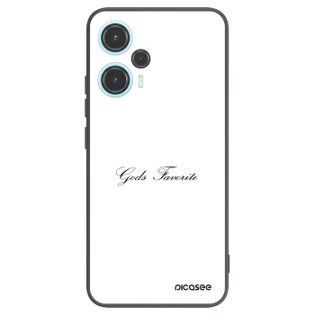 Picasee silikonowe czarne etui na Xiaomi Poco F5 - Gods Favorite