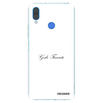 Picasee silikonowe przeźroczyste etui na Huawei Nova 3 - Gods Favorite