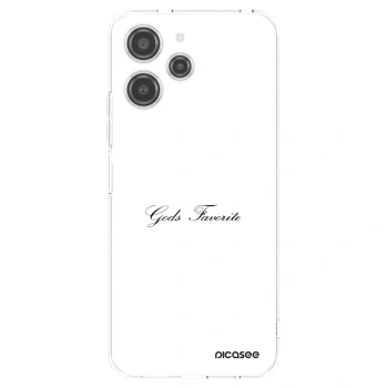 Picasee silikonowe przeźroczyste etui na Xiaomi Redmi 12 4G - Gods Favorite