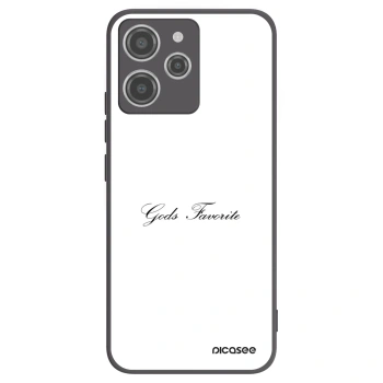 Picasee silikonowe czarne etui na Xiaomi Redmi 12 4G - Gods Favorite