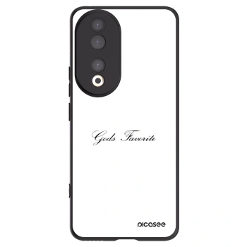 Picasee silikonowe czarne etui na Honor 90 5G - Gods Favorite