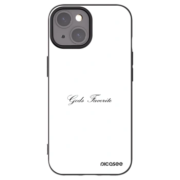 Picasee silikonowe czarne etui na Apple iPhone 15 - Gods Favorite