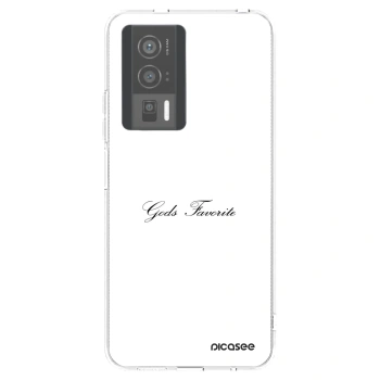 Picasee silikonowe przeźroczyste etui na Xiaomi Poco F5 Pro 5G - Gods Favorite