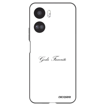 Picasee silikonowe czarne etui na Honor 90 Lite 5G - Gods Favorite