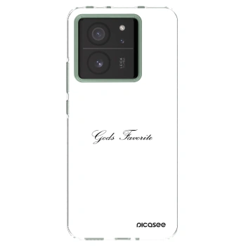 Picasee silikonowe przeźroczyste etui na Xiaomi 13T Pro - Gods Favorite