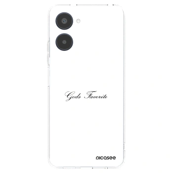 Picasee silikonowe przeźroczyste etui na Realme 10 4G - Gods Favorite