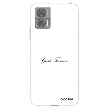 Picasee silikonowe przeźroczyste etui na Motorola Edge 30 Neo - Gods Favorite
