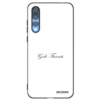 Picasee silikonowe czarne etui na Huawei P20 Pro - Gods Favorite