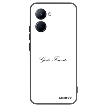Picasee silikonowe czarne etui na Realme C33 (2023) - Gods Favorite