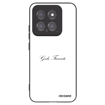 Picasee silikonowe czarne etui na Xiaomi 14 - Gods Favorite