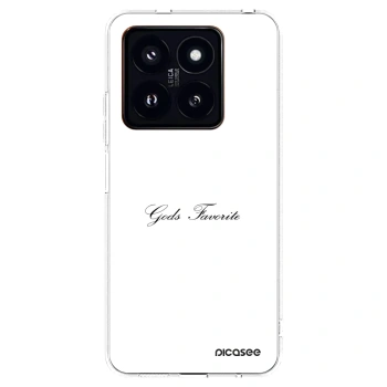 Picasee silikonowe przeźroczyste etui na Xiaomi 14 Pro - Gods Favorite