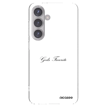 Picasee silikonowe przeźroczyste etui na Samsung Galaxy S24 S921B 5G - Gods Favorite