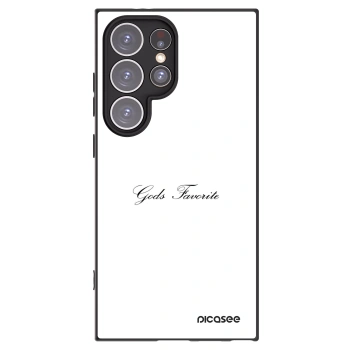 Picasee silikonowe czarne etui na Samsung Galaxy S24 Ultra S928B 5G - Gods Favorite