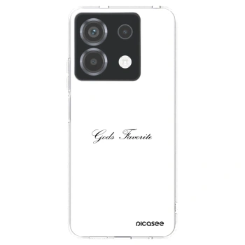 Picasee silikonowe przeźroczyste etui na Xiaomi Poco X6 - Gods Favorite