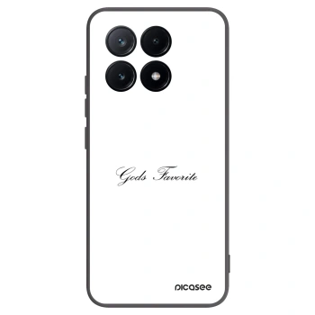 Picasee silikonowe czarne etui na Xiaomi Poco X6 Pro - Gods Favorite