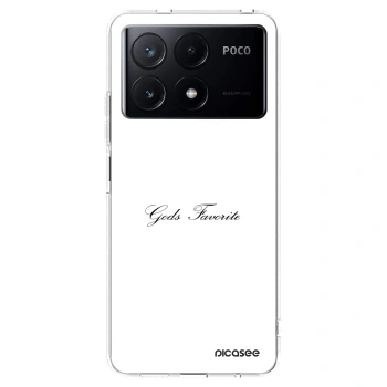 Picasee silikonowe przeźroczyste etui na Xiaomi Poco X6 Pro - Gods Favorite
