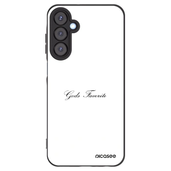 Picasee silikonowe czarne etui na Samsung Galaxy A25 A256B 5G - Gods Favorite