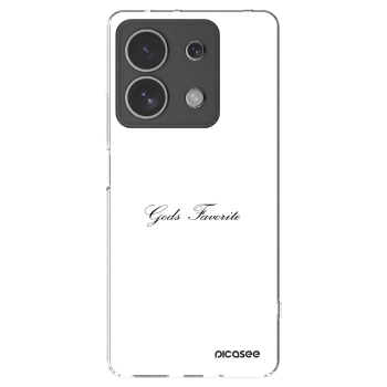 Picasee silikonowe przeźroczyste etui na Xiaomi Redmi Note 13 4G - Gods Favorite