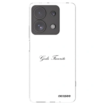 Picasee silikonowe przeźroczyste etui na Xiaomi Redmi Note 13 Pro 4G - Gods Favorite