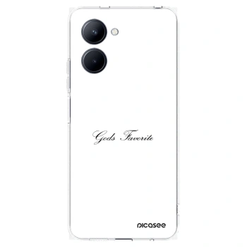 Picasee silikonowe przeźroczyste etui na Realme C33 (2023) - Gods Favorite