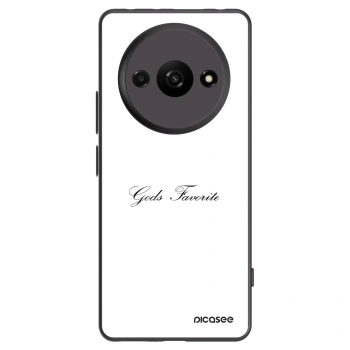 Picasee silikonowe czarne etui na Xiaomi Redmi A3 - Gods Favorite