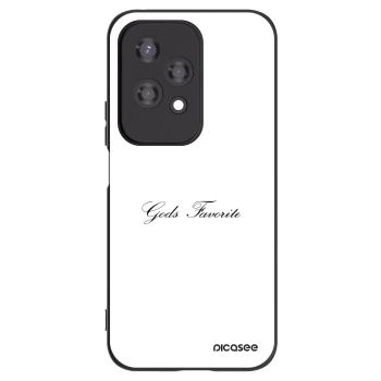 Picasee silikonowe czarne etui na Honor 200 Lite - Gods Favorite