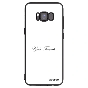 Picasee silikonowe czarne etui na Samsung Galaxy S8 G950F - Gods Favorite
