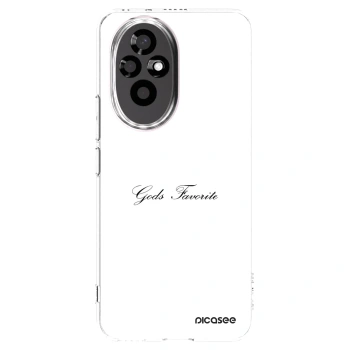 Picasee silikonowe przeźroczyste etui na Honor 200 Pro 5G - Gods Favorite