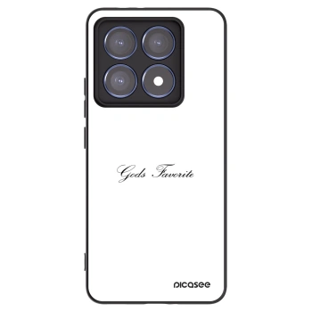 Picasee silikonowe czarne etui na Xiaomi 14T Pro - Gods Favorite