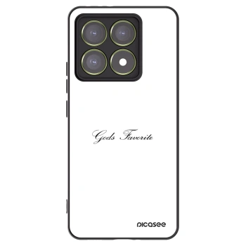 Picasee silikonowe czarne etui na Xiaomi 14T - Gods Favorite