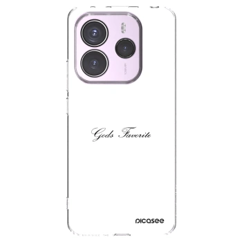 Picasee silikonowe przeźroczyste etui na Xiaomi Redmi Note 14 5G - Gods Favorite