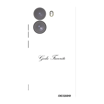 Picasee silikonowe czarne etui na Xiaomi Poco X7 - Gods Favorite