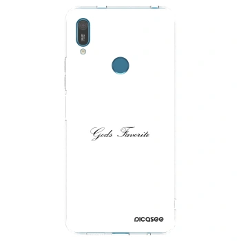 Picasee silikonowe przeźroczyste etui na Huawei Y7 2019 - Gods Favorite