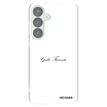 Picasee silikonowe przeźroczyste etui na Samsung Galaxy S25+ 5G - Gods Favorite