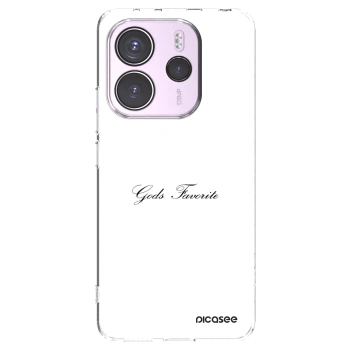 Picasee silikonowe przeźroczyste etui na Xiaomi Redmi Note 14 4G - Gods Favorite