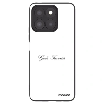 Picasee silikonowe czarne etui na Honor X8c - Gods Favorite