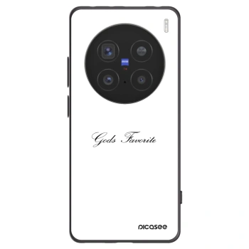 Picasee silikonowe czarne etui na Vivo X200 Pro - Gods Favorite