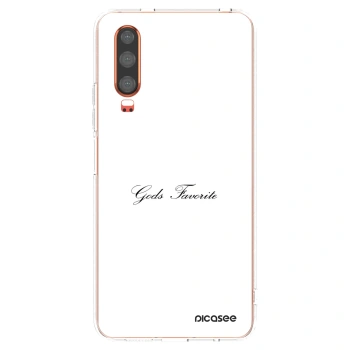 Picasee silikonowe przeźroczyste etui na Huawei P30 - Gods Favorite