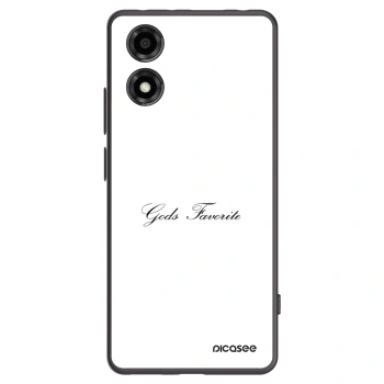 Picasee silikonowe czarne etui na Motorola Moto E14 - Gods Favorite