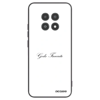 Picasee silikonowe czarne etui na Realme 12X - Gods Favorite