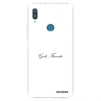Picasee silikonowe przeźroczyste etui na Huawei Y6 2019 - Gods Favorite