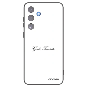 Picasee silikonowe czarne etui na Samsung Galaxy S25 FE 5G - Gods Favorite