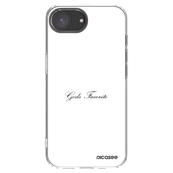 Picasee silikonowe przeźroczyste etui na Apple iPhone 17e - Gods Favorite