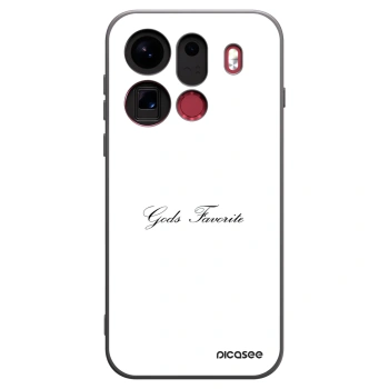 Picasee silikonowe czarne etui na OPPO Find X9 Pro - Gods Favorite