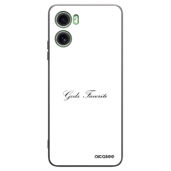 Picasee silikonowe czarne etui na Motorola Moto G06 - Gods Favorite