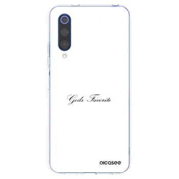 Picasee silikonowe przeźroczyste etui na Xiaomi Mi 9 SE - Gods Favorite