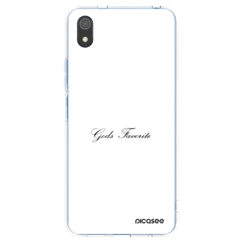 Picasee silikonowe przeźroczyste etui na Xiaomi Redmi 7A - Gods Favorite