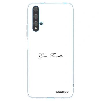 Picasee silikonowe przeźroczyste etui na Huawei Nova 5T - Gods Favorite