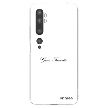 Picasee silikonowe przeźroczyste etui na Xiaomi Mi Note 10 (Pro) - Gods Favorite