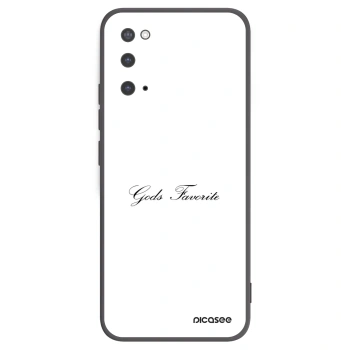 Picasee silikonowe czarne etui na Samsung Galaxy S20 G980F - Gods Favorite